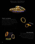 SOSPIRI VENEZIA Rezzonico bracelet, Murano glass beads