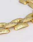 Elegant pave line bracelet