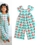 Bamboo Baby Girl Clothing Apparel Romper Cameron Watermelon