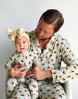 Gigi + Max Bamboo Madden Football Zip Pajamas