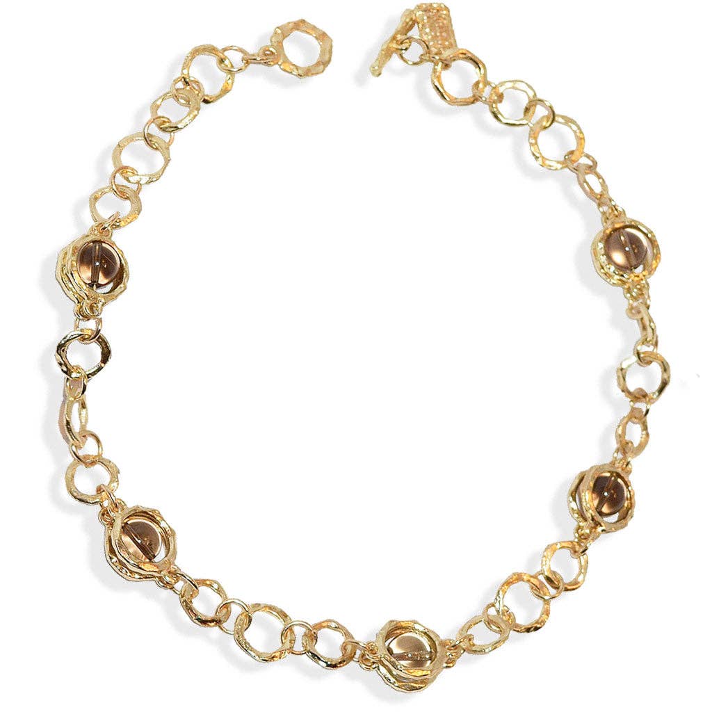 Karine Sultan Natural Beads Collar Necklace