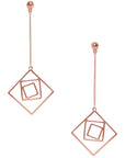 Geo drop dangle earrings