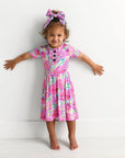 Bamboo Kids Girl Toddler Clothing Tutu Dress Delilah
