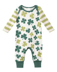 Tesa Babe St. Patty's Day Shamrocks & Clovers Romper
