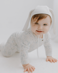 finn + emma Organic Cotton Baby Bunny Ears Bonnet