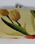 Tulips Tapestry Double Kiss Lock Coin Purse