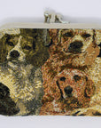 Dogs Tapestry Double Kiss Lock Coin Purse