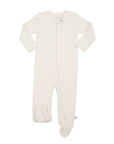 finn + emma Organic Cotton Ivory Footie