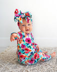 Maggie Ruffle Zip Bamboo Baby Zip Sleepies Little Outfit