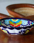 NOVICA Raining Flowers Ceramic Serving Bowl