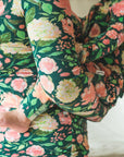 Jolie Floral Ruffle Zip One Piece