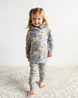 French Terry Bamboo Two Piece Hoodie Set Elodie Floral