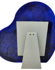 Heart table photo frame, Tree of Life, blue cm 20