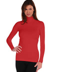 Tees By Tina Long Sleeve Mock Neck Turtleneck (800MN)