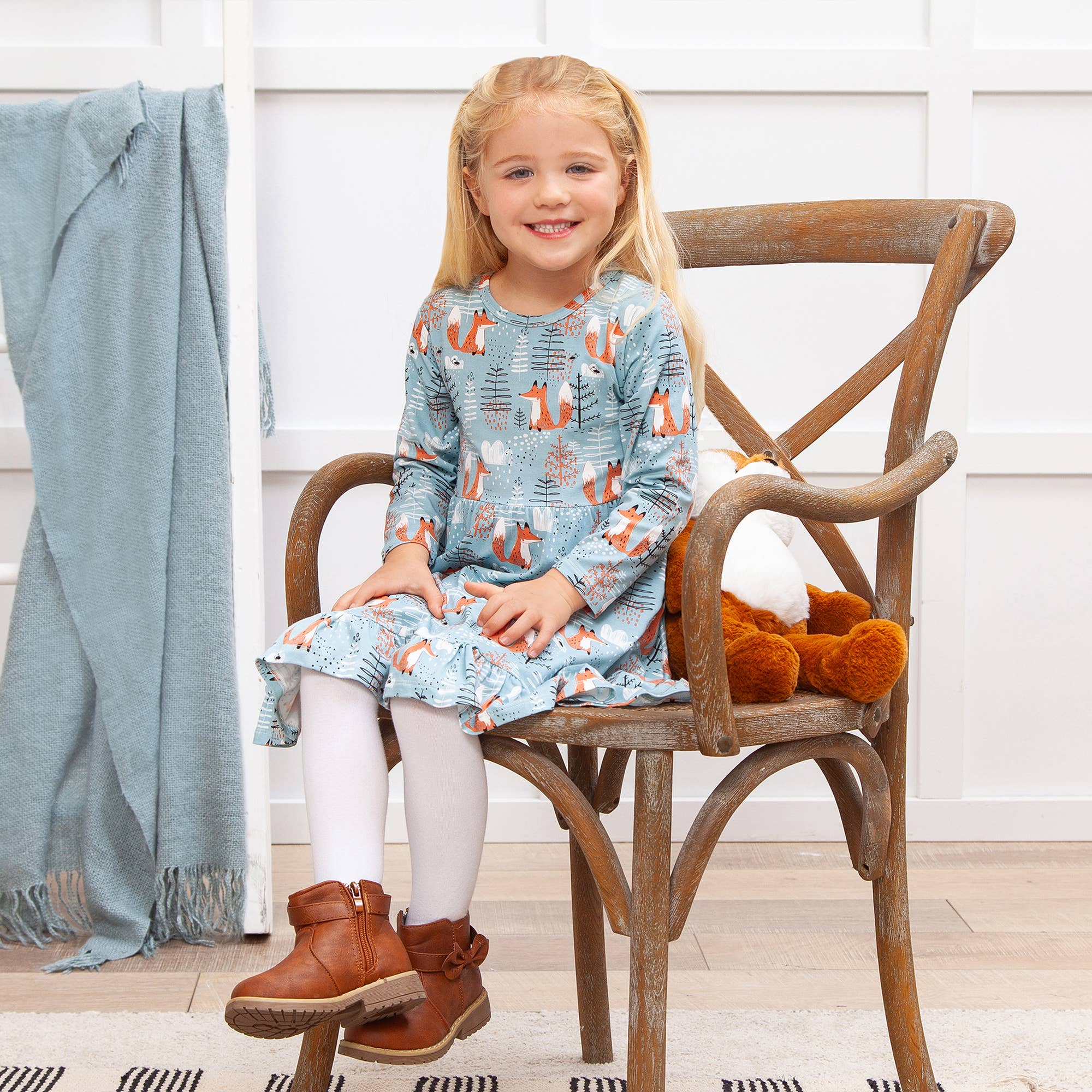 Tesa Babe Foxy Forest Bamboo Twirl Dress