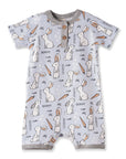 Cottontail Crew Bamboo Easter Shorty Romper for Baby Boys