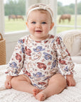 Wildflower Rodeo Cowgirl Bodysuit - Bamboo Baby One-Piece
