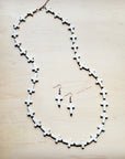 White Turquoise Cross Earrings 220x