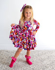 Kaia Swing Dress Bamboo Floral Dress Toddler