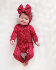 Ivy Red Dot RUFFLE ZIP