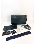 Chanel Quilted Lambskin Stitched Wallet on a Chain Crossbody Bag