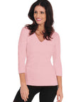 Diamont 3/4 Sleeve V-Neck (29VQ)