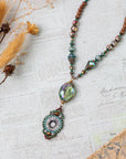 Czech Glass and Crystal Necklace