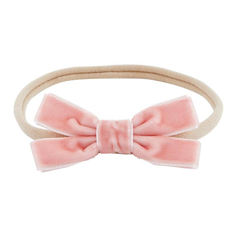 Stephan Baby Baby Girl Velvet Bow Set