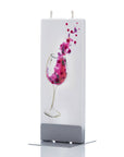 Flatyz Glass of Wine Candle