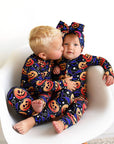 Edward Zip Bamboo Glow in the Dark Sleepies Little Halloween