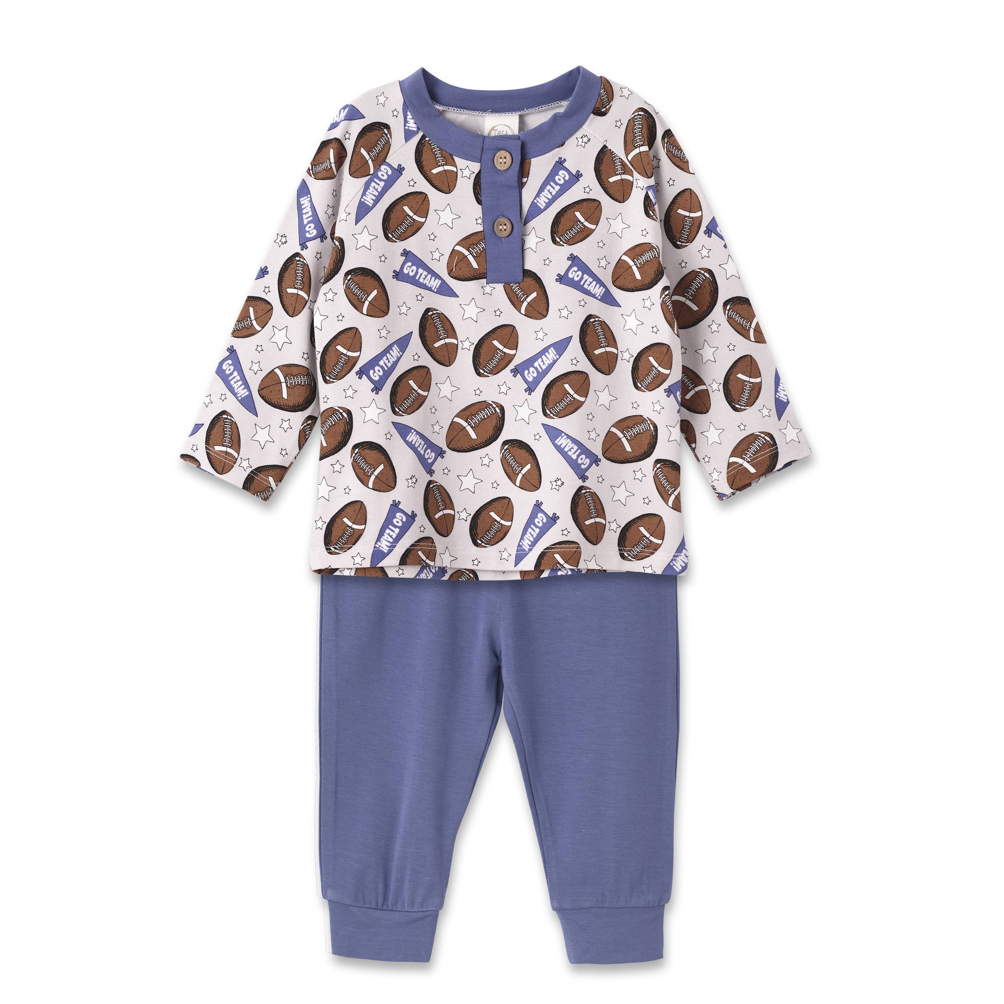 Tesa Babe Football Bamboo Tee & Pants