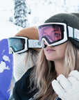 StokedSnow Goggle MAG Replacement Rose Lens (for Grey Wolf & White-Out models)