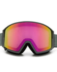 Grey Wolf Ski & Snowboard Goggles (Cherry Lemonade Mirrored Lens)