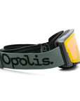 Grey Wolf Ski & Snowboard Goggles (Cherry Lemonade Mirrored Lens)