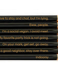 Antisocial Butterfly Pencil Set