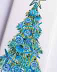 Flatyz Sea Shell Coral Christmas Tree Candle