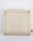 Louis Vuitton Ivory Suhali Compact Zippy Wallet