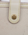 Louis Vuitton Ivory Suhali Compact Zippy Wallet