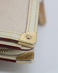 Louis Vuitton Ivory Suhali Compact Zippy Wallet