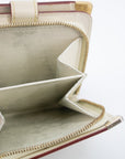 Louis Vuitton Ivory Suhali Compact Zippy Wallet