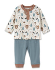 Tesa Babe Forest Friends Bamboo Tee & Pants