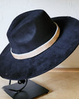 Tan Hide Western Leather Band w/ Choice of Boho Hat 985L