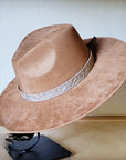 Gilded Cowboy Western Leather Band w/ Choice of Boho Hat 985b