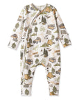 Trailblazer Bamboo Zipper Convertible Romper for Baby Boys