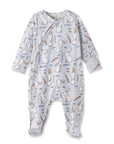 Cottontail Crew Soft Bamboo Easter Zipper Romper for Baby