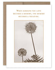 Memory Treasure Sympathy Card