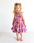 Girls Clothes Dress Tie Twirl Dress Kaia