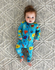 Finn Zip Bamboo Valentines Day Monster Baby Outfit