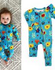 Finn Zip Bamboo Valentines Day Monster Baby Outfit