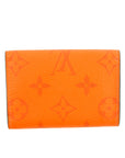 Louis Vuitton Orange Taigarama Discovery Compact Mini Wallet